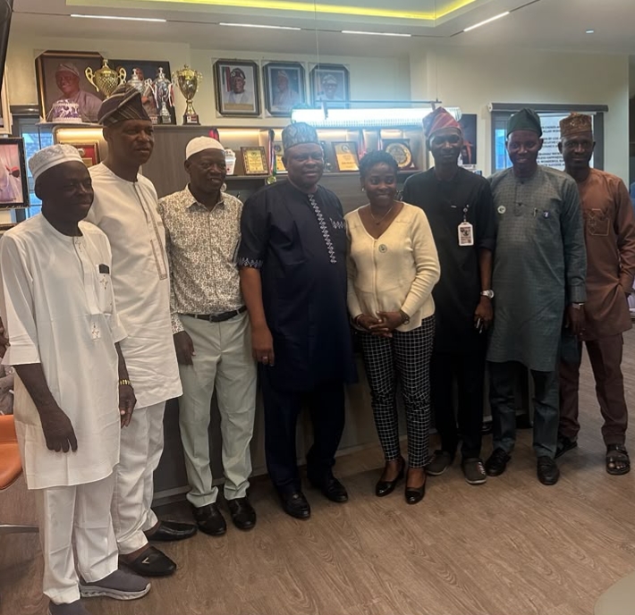 Visit of GITH Management to The Chairman Apapa/lganmu LCDA